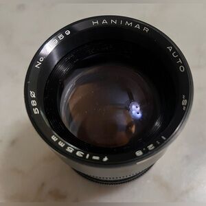 Hanimar Auto S 1:2.8 F 135mm M42 Mount Lens #71959 Made In Japan Vintage